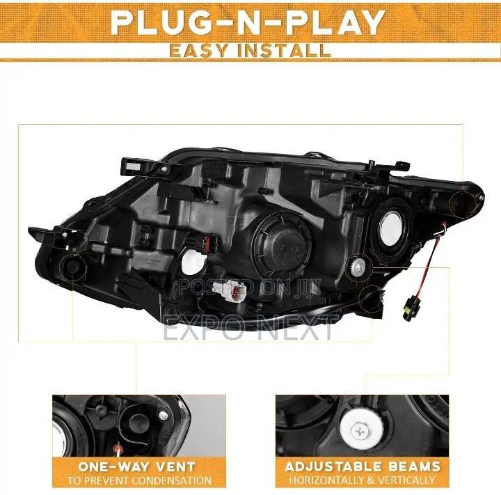 Nissan Rogue Headlights 2017-2019 Pair