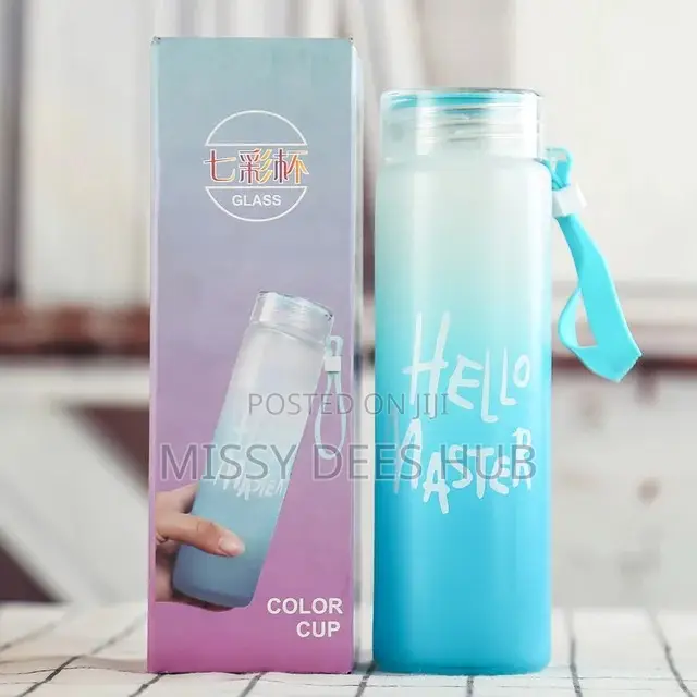 Frosted Glass Bottle
