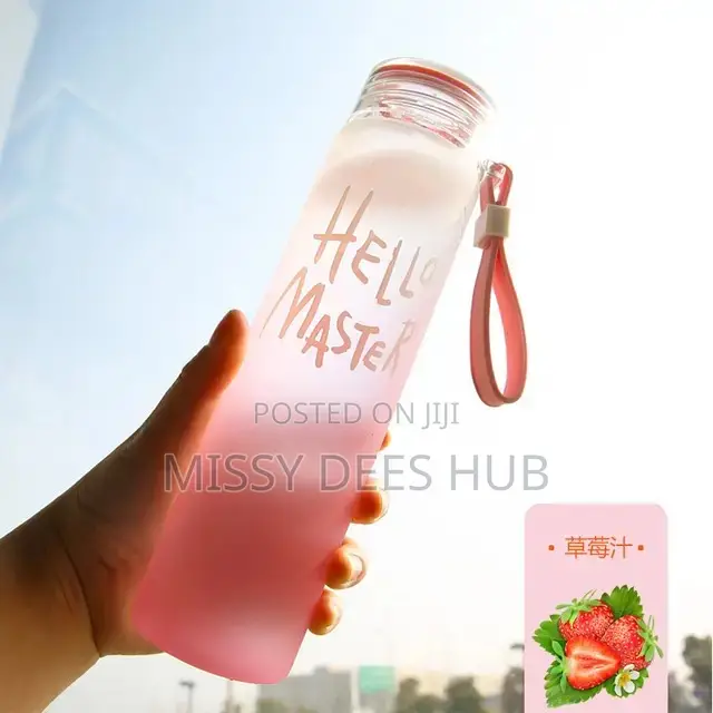 Frosted Glass Bottle