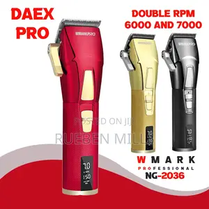 Heavy Duty Double Speed Wmarkpro Rechargeable Hair Clipper