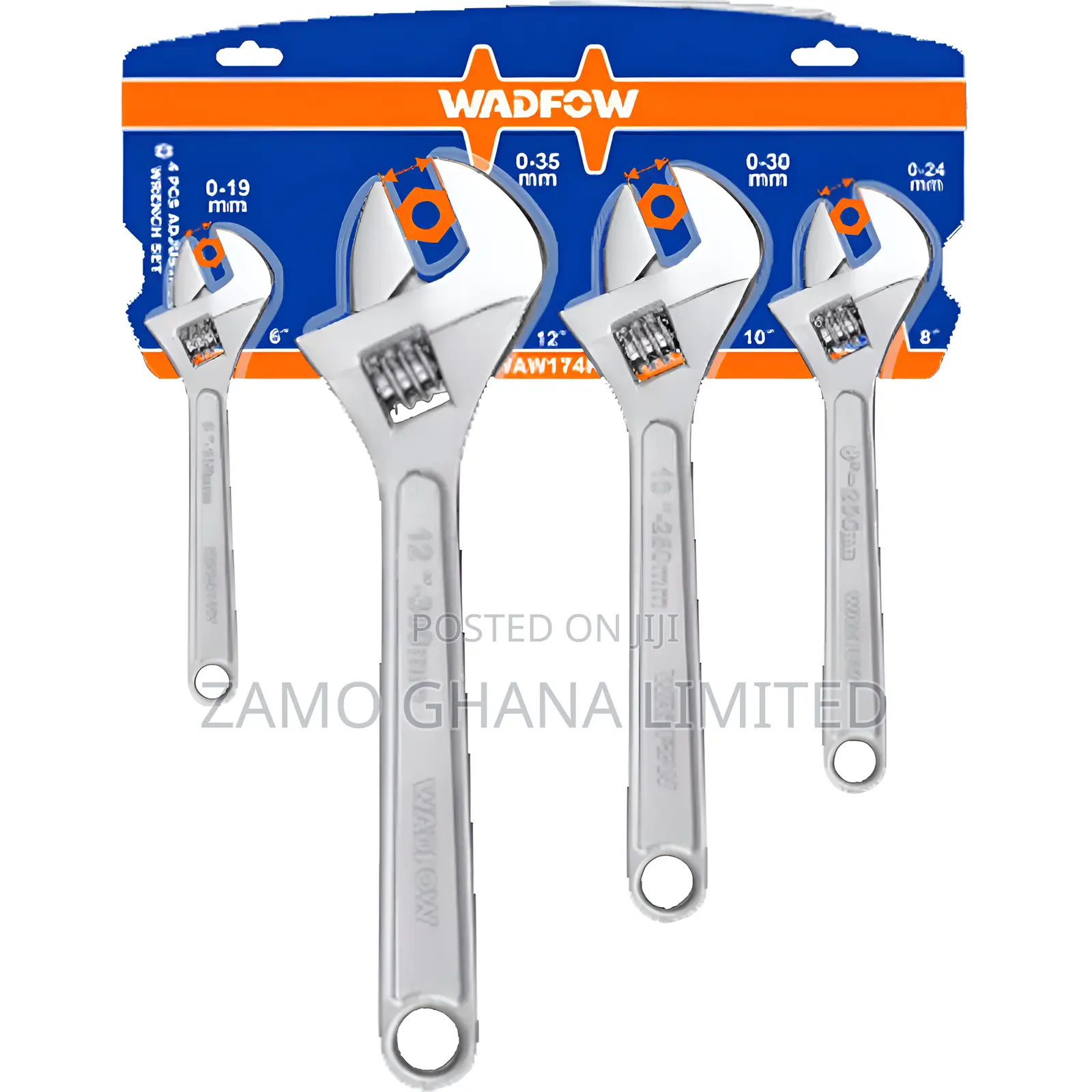 4 PCS Adjustable Wrench Set - Waw174k