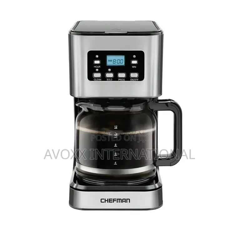 Chefman 12-Cup Programmable Coffee Maker W/ Digital Display