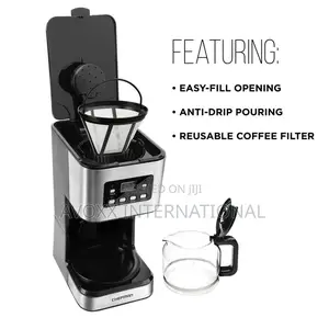 Chefman 12-Cup Programmable Coffee Maker W/ Digital Display
