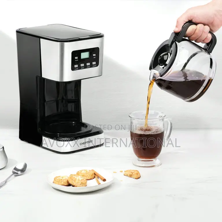 Chefman 12-Cup Programmable Coffee Maker W/ Digital Display