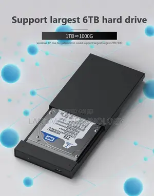 Desktop Harddisk Case USB C 3.0 Type-C 2.5 Inch HDD, SSD