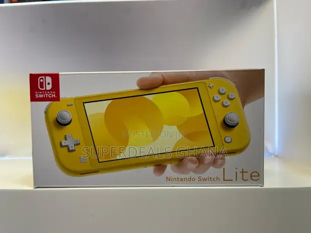 Nintendo Switch Lite Yellow + 64gb Sd Card for sale - SuperDeals