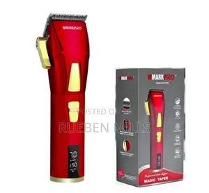 Gold Wmarkpro First Grade Chargeable All Metal Hair Clipper
