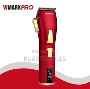 Gold Wmarkpro First Grade Chargeable All Metal Hair Clipper