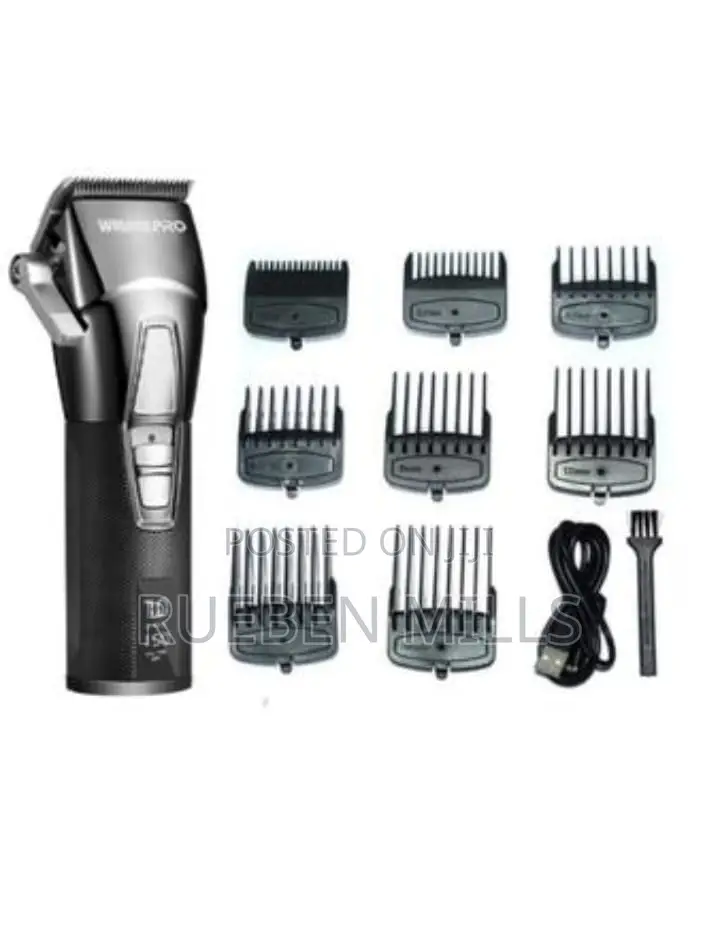 Gold Wmarkpro First Grade Chargeable All Metal Hair Clipper