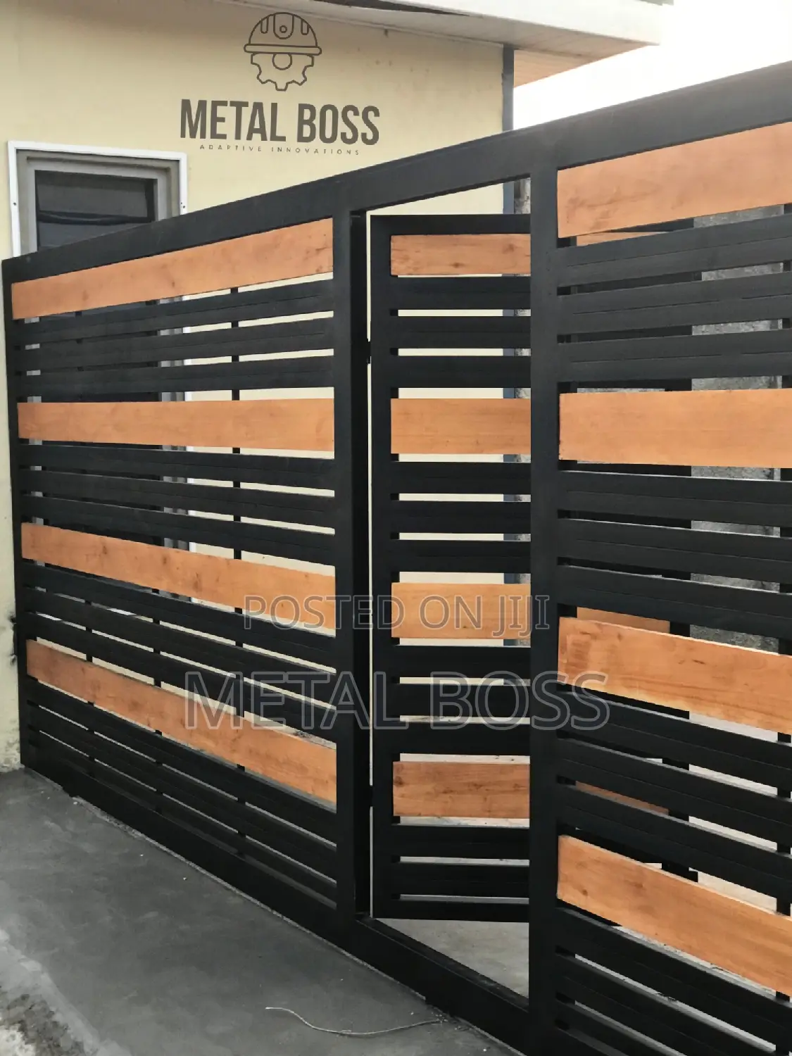 Wood and Metal Gate