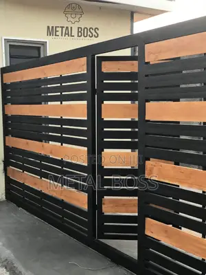 Wood and Metal Gate
