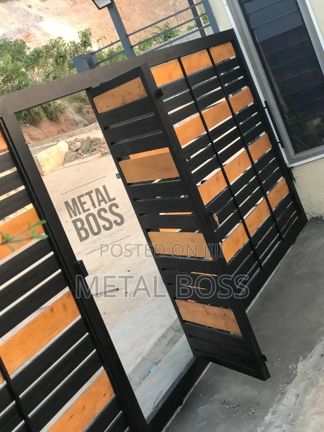 Wood and Metal Gate