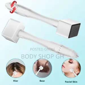 Derma Stamp -Adjustable Needle Size for Skin, Hair and Beard
