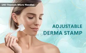 Derma Stamp -Adjustable Needle Size for Skin, Hair and Beard
