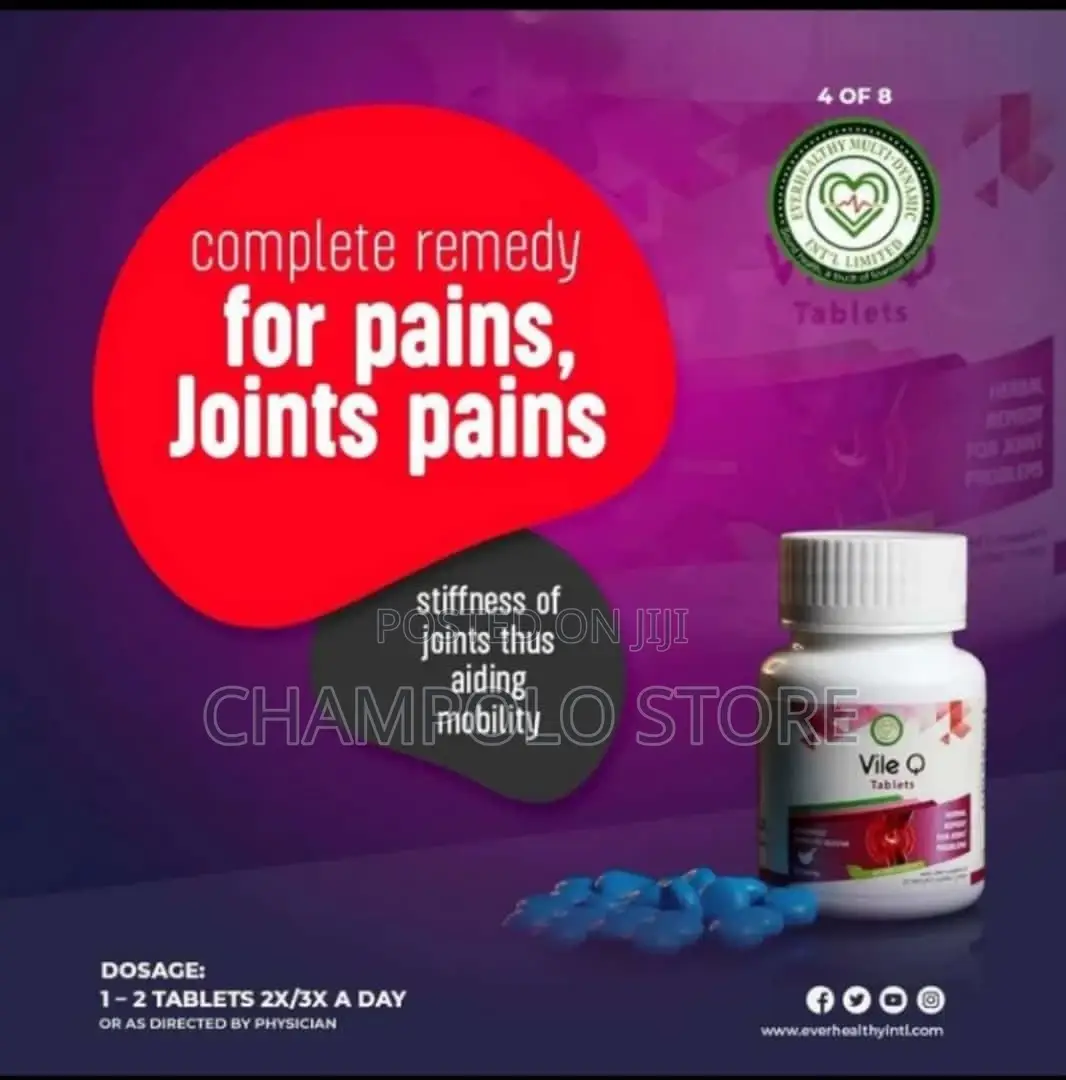 Vile Q Tablets for Pains and Joints