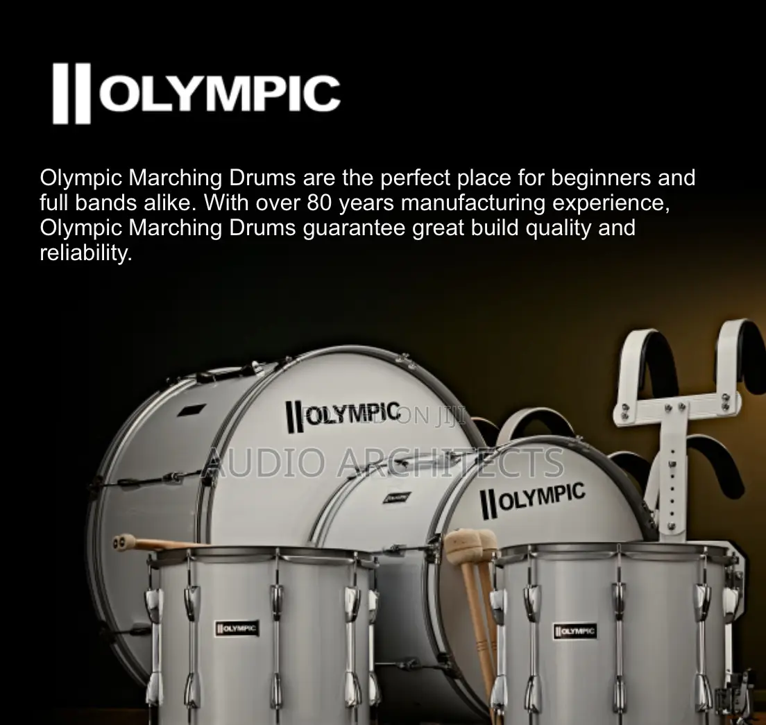 Olympic Complete Parade Drum Marching Drum Set (6 Pieces)
