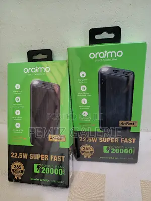 Oraimo Traveler 22.5 PD 20000mah 22.5W Power Bank