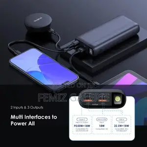 Oraimo Traveler 22.5 PD 20000mah 22.5W Power Bank
