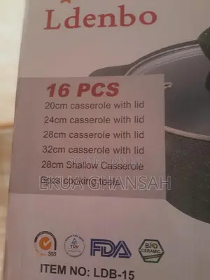 16 Pieces Cookware Set