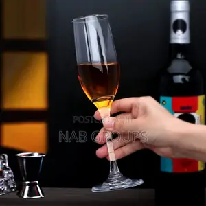 6pcs Flute Champagne Glasses