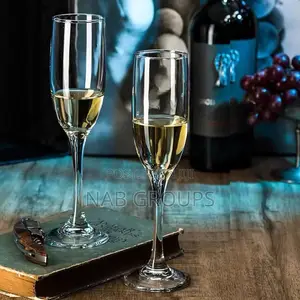 6pcs Flute Champagne Glasses