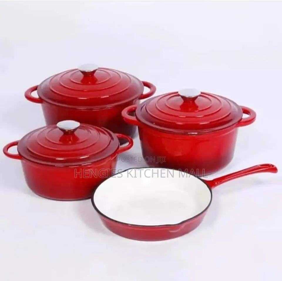 7pcs Cast Iron Cookware