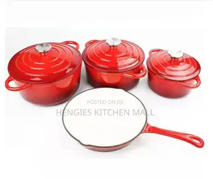 7pcs Cast Iron Cookware