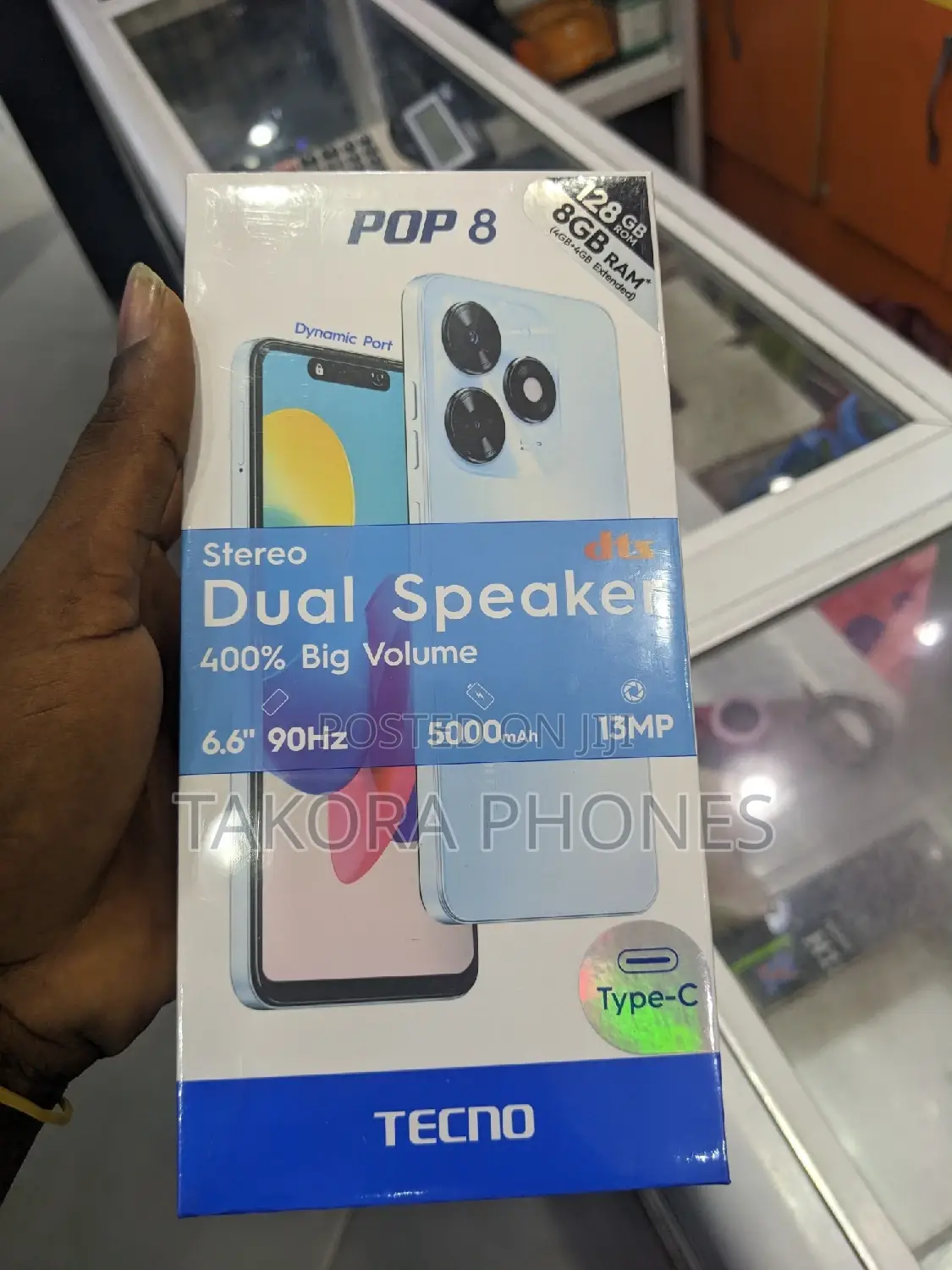 New Tecno Pop 8 128 GB Rose Gold
