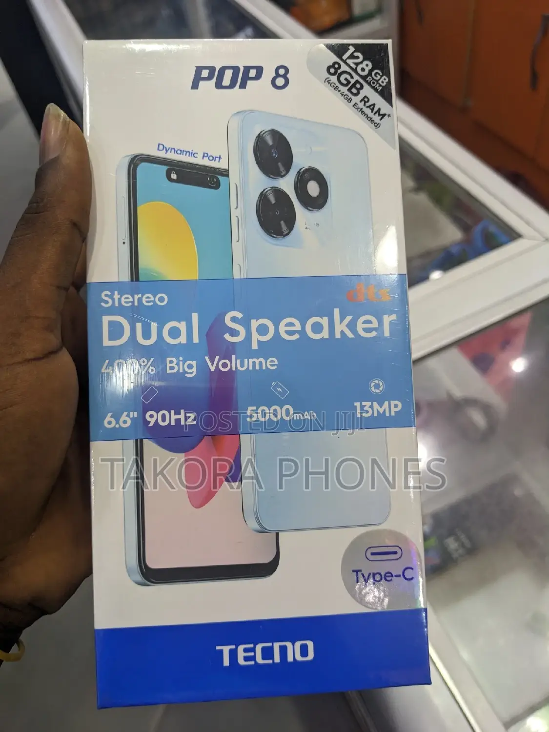 New Tecno Pop 8 128 GB Rose Gold