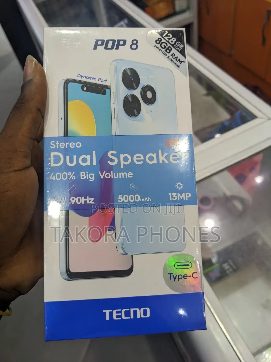 New Tecno Pop 8 128 GB Rose Gold
