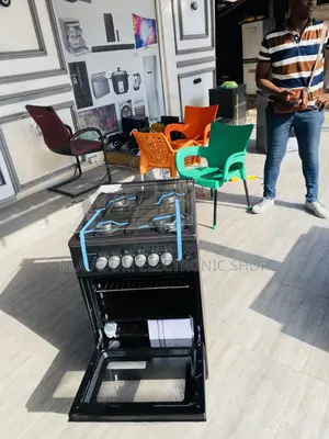 Quality Volcano 50x50 Gas Oven 4 Burner(Black).