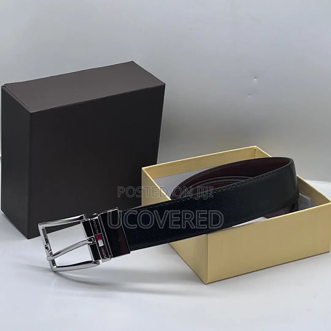 Real Leather Branded Men’S Belt