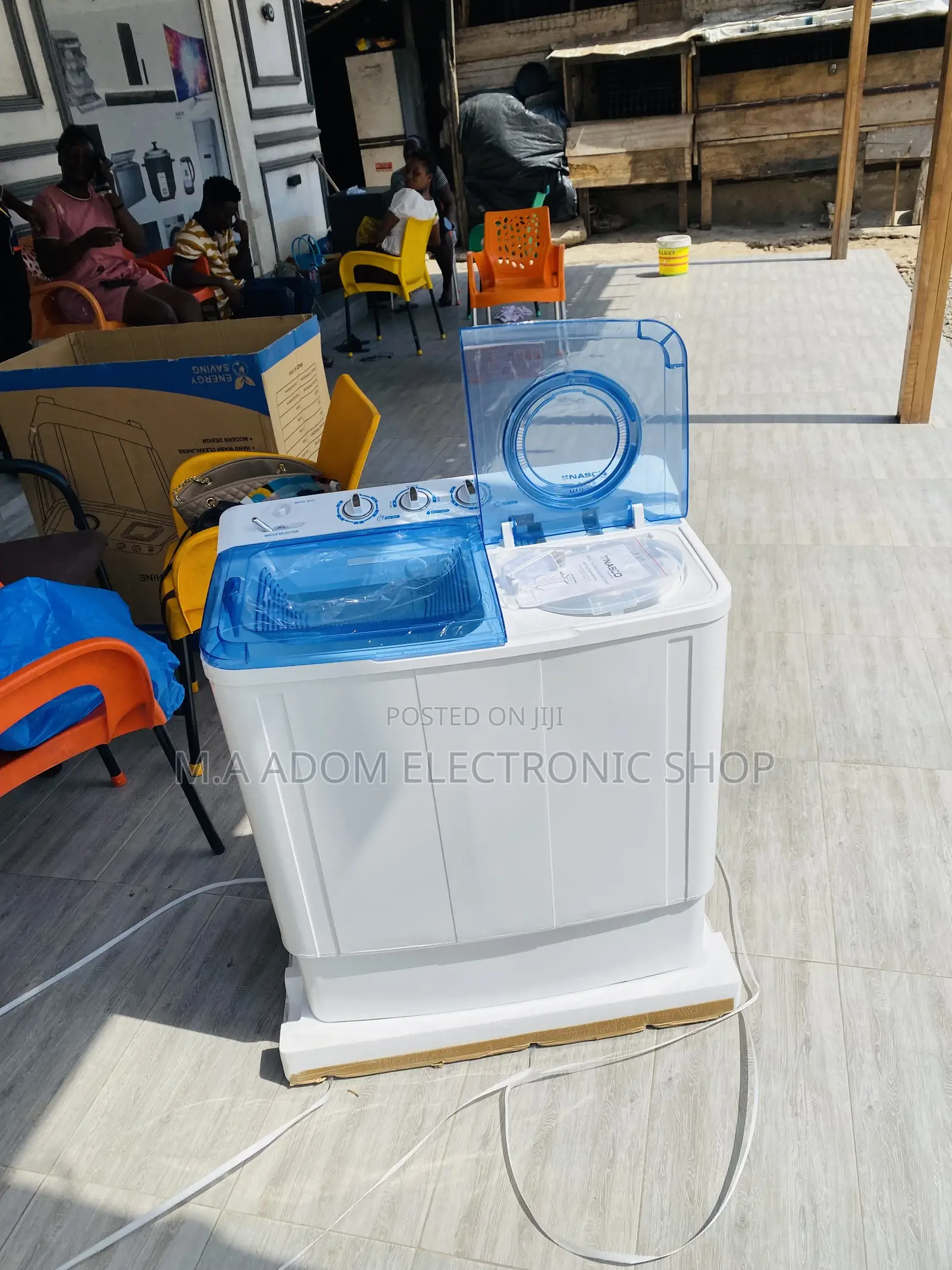 Energy Efficient Nasco 8kg Semi-Automatic Washing Mavhine