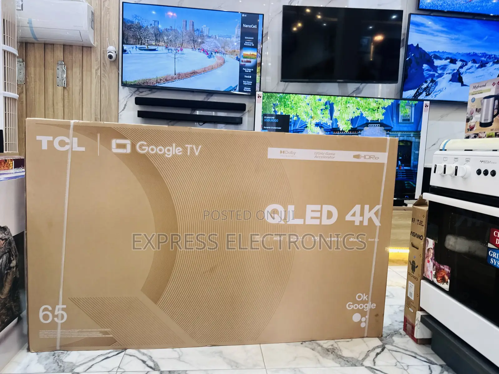 TCL QLED Smart Glossy Screen 65”C645 Tv 