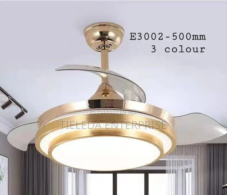 2lay Chandelier With Fan
