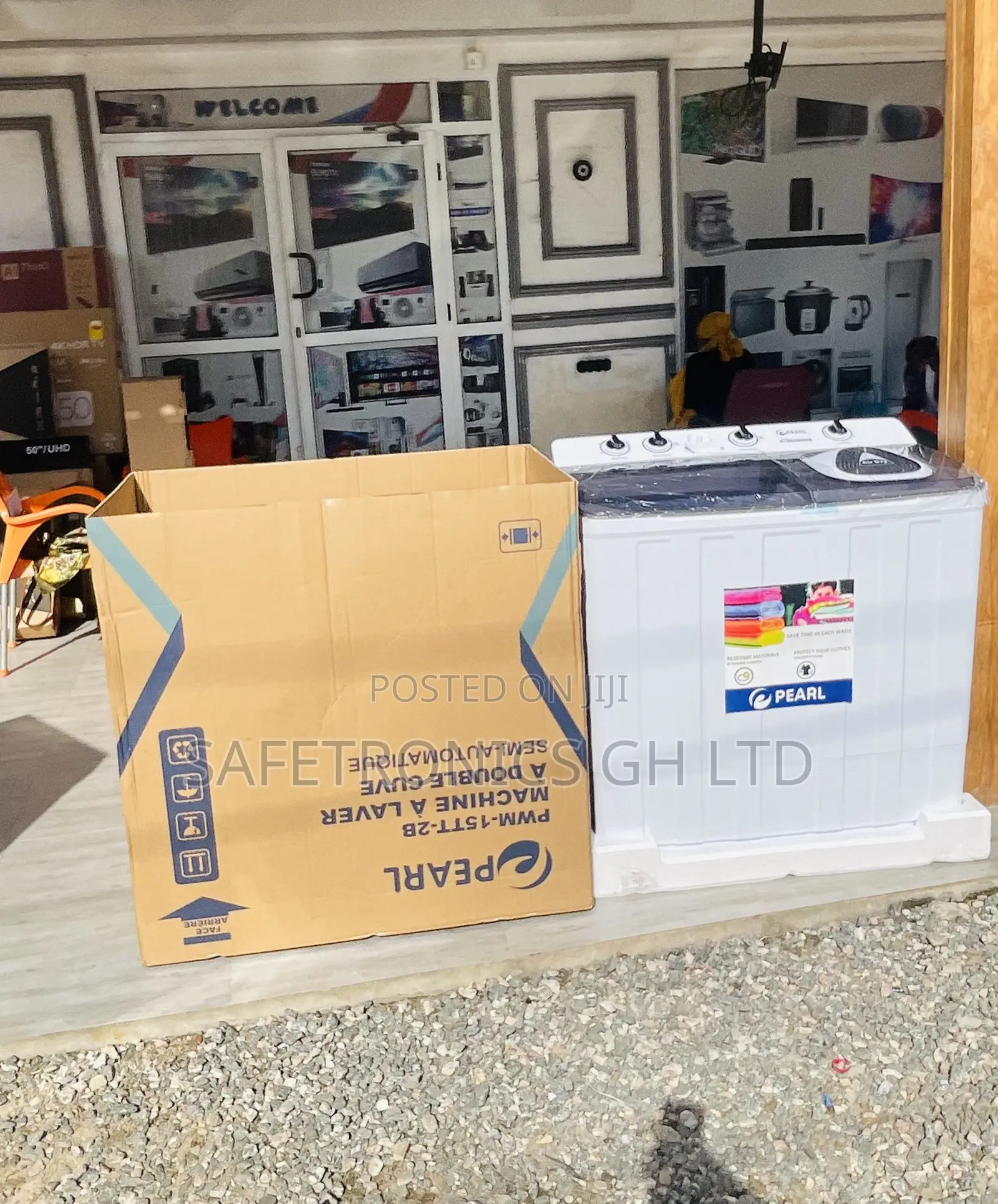 Sealed Semiautomatic Topload Pearl 15kg Washingmachine