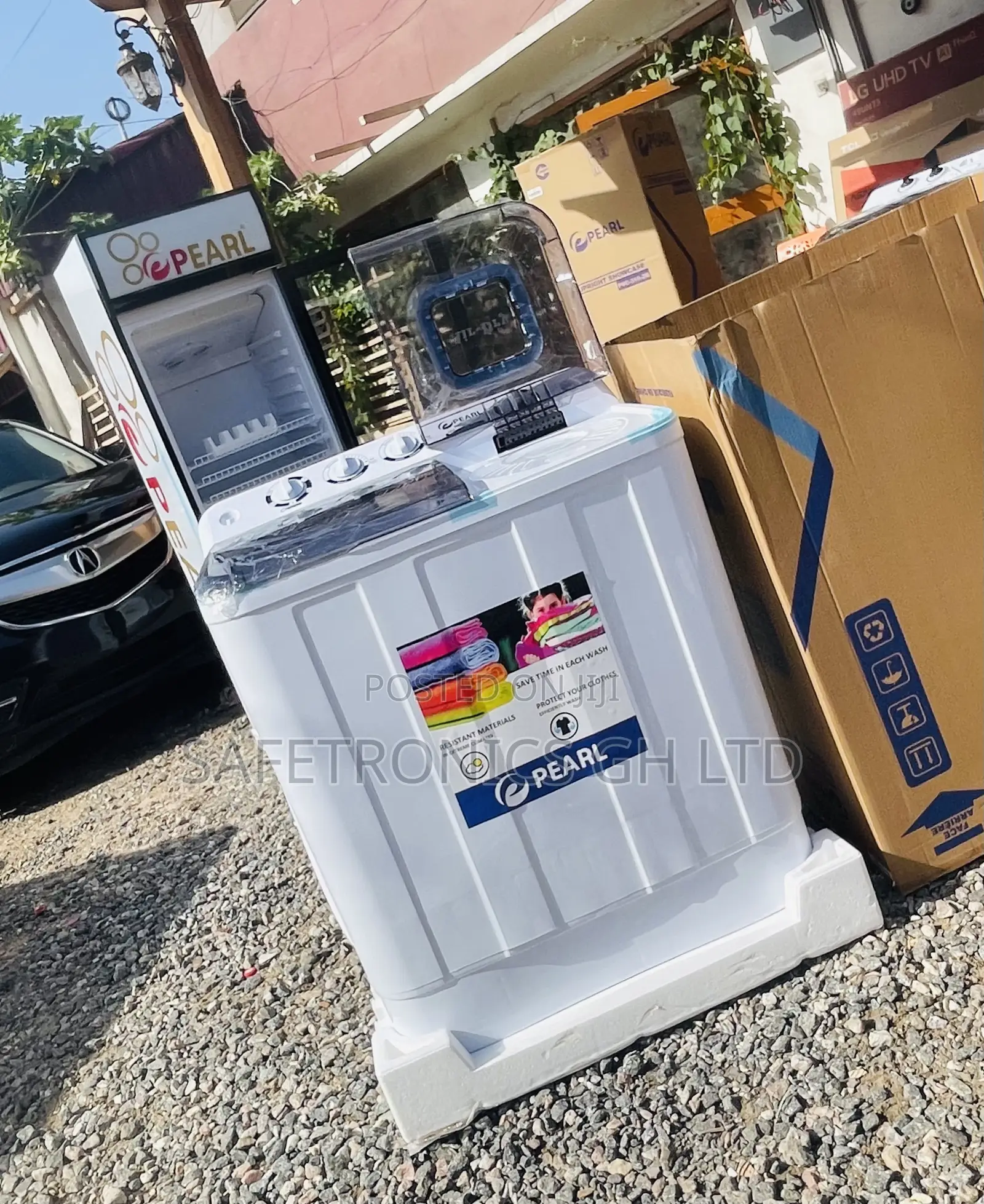Topload Semiautomatic Pearl 18kg Authentic Washingmachine