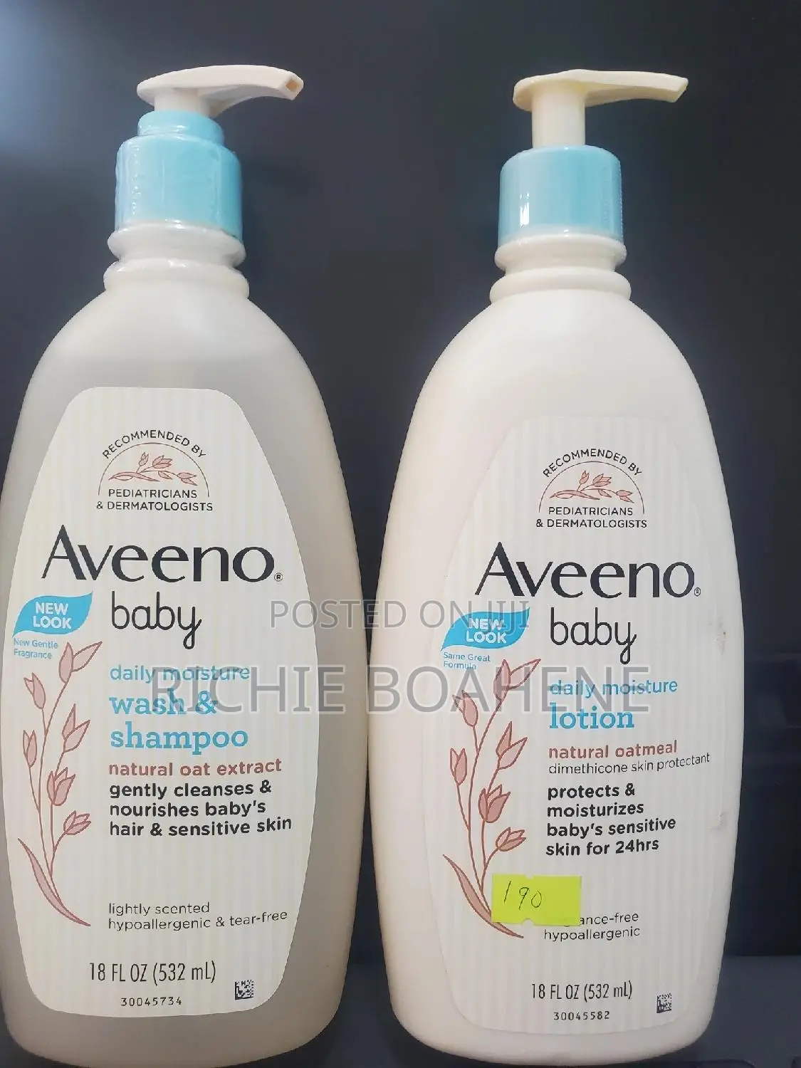 Aveeno Baby Lotion and Wash
