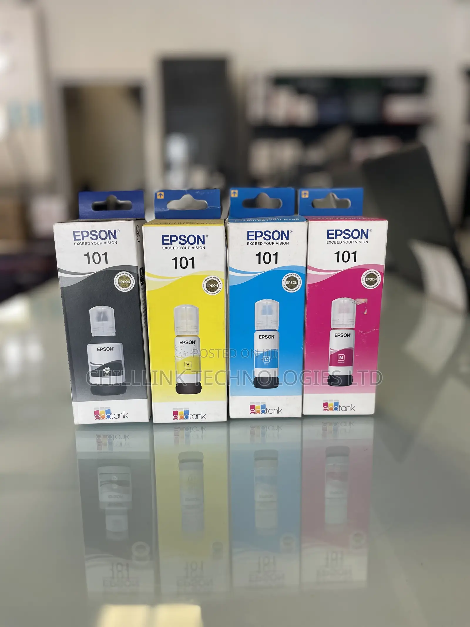 Epson 101 Inks Black,Yellow,Cyan,Magenta