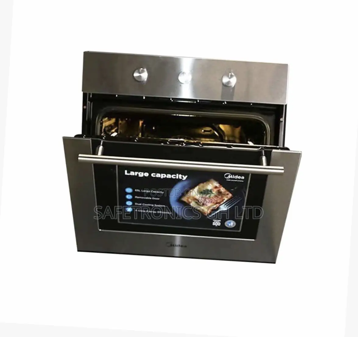 60cm Midea Oven Built-in Gray 65m80m1 Microwave