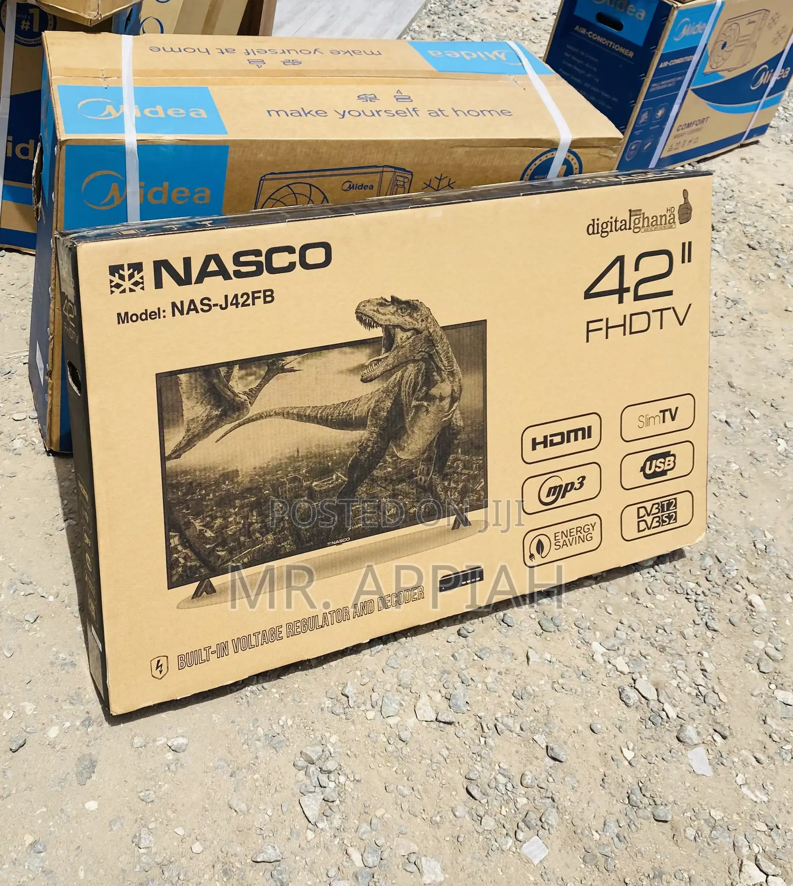 Affordable Nasco 42 Inch Lef Digital Satellite Tv(Black)