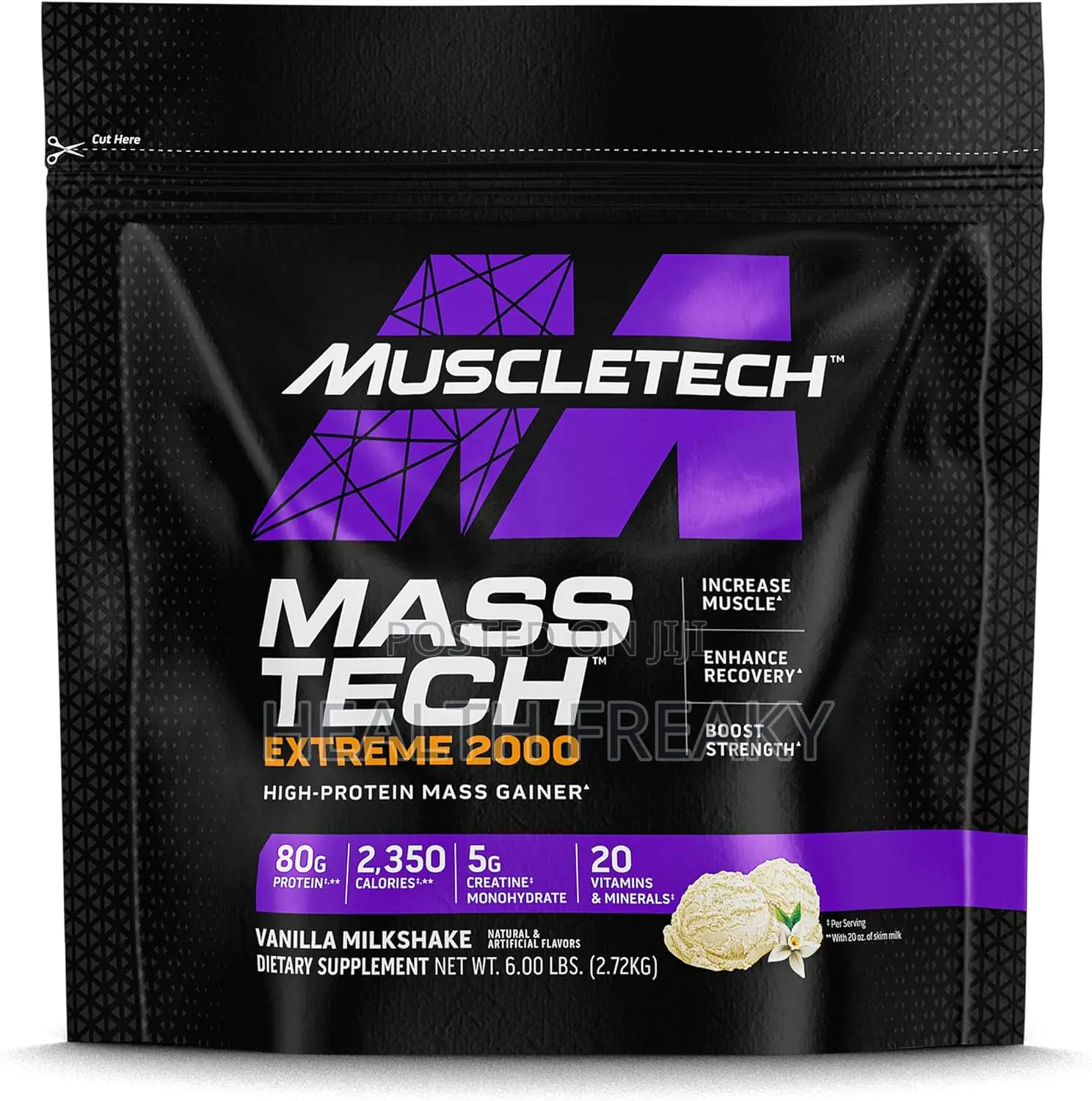 Masstech Extreme 2000 Mass Gainer Weight Gainer Bulk Muscles