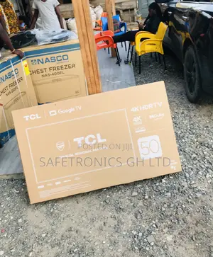 Smart 50 Inches Led  TCL P635 UHD TCL Black Tv