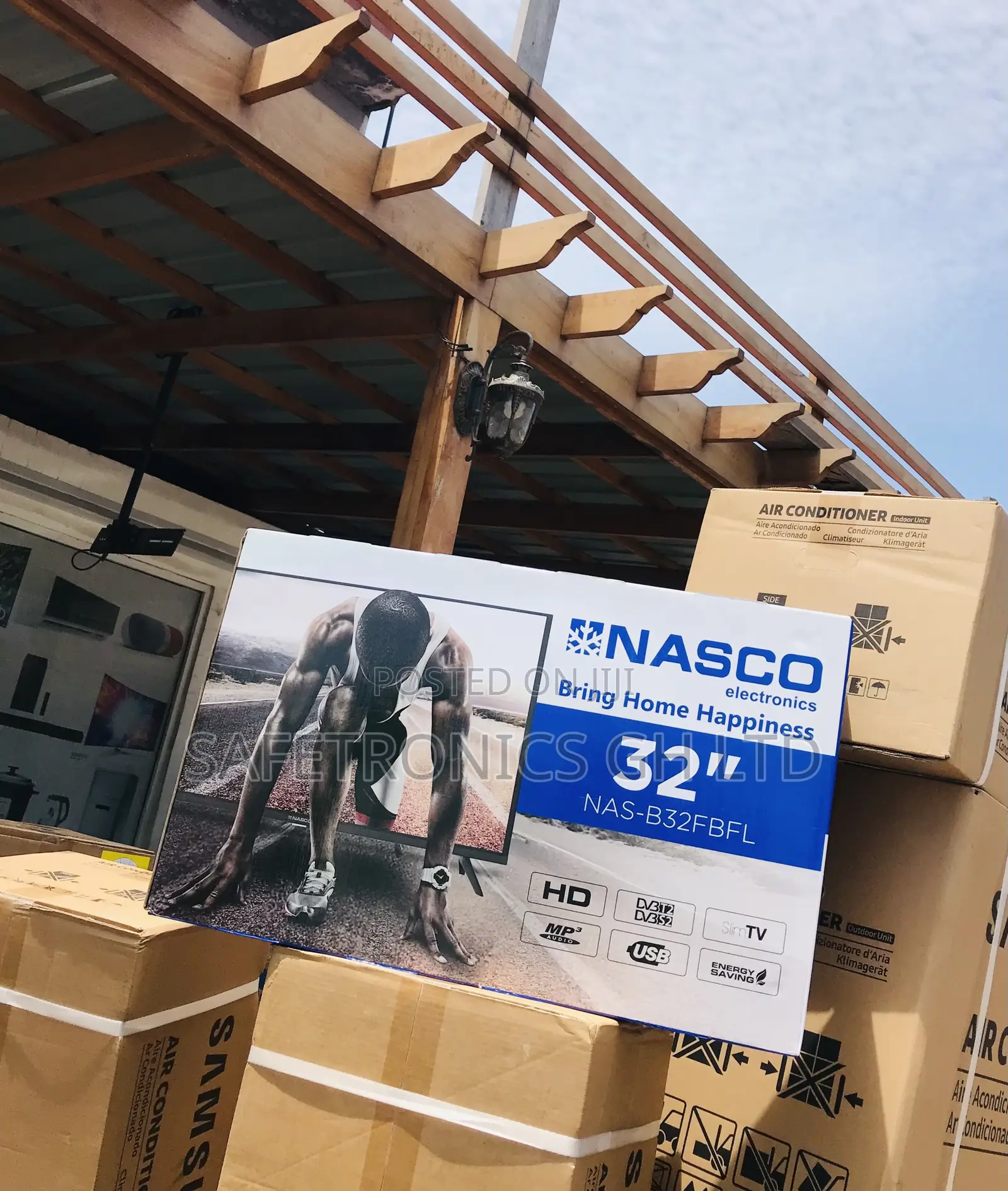 Smart 32 Inches Glossy Led Electric Full HD Nasco Tv