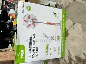 Rechargeable Solar Iwin Remote Control Standing Fan