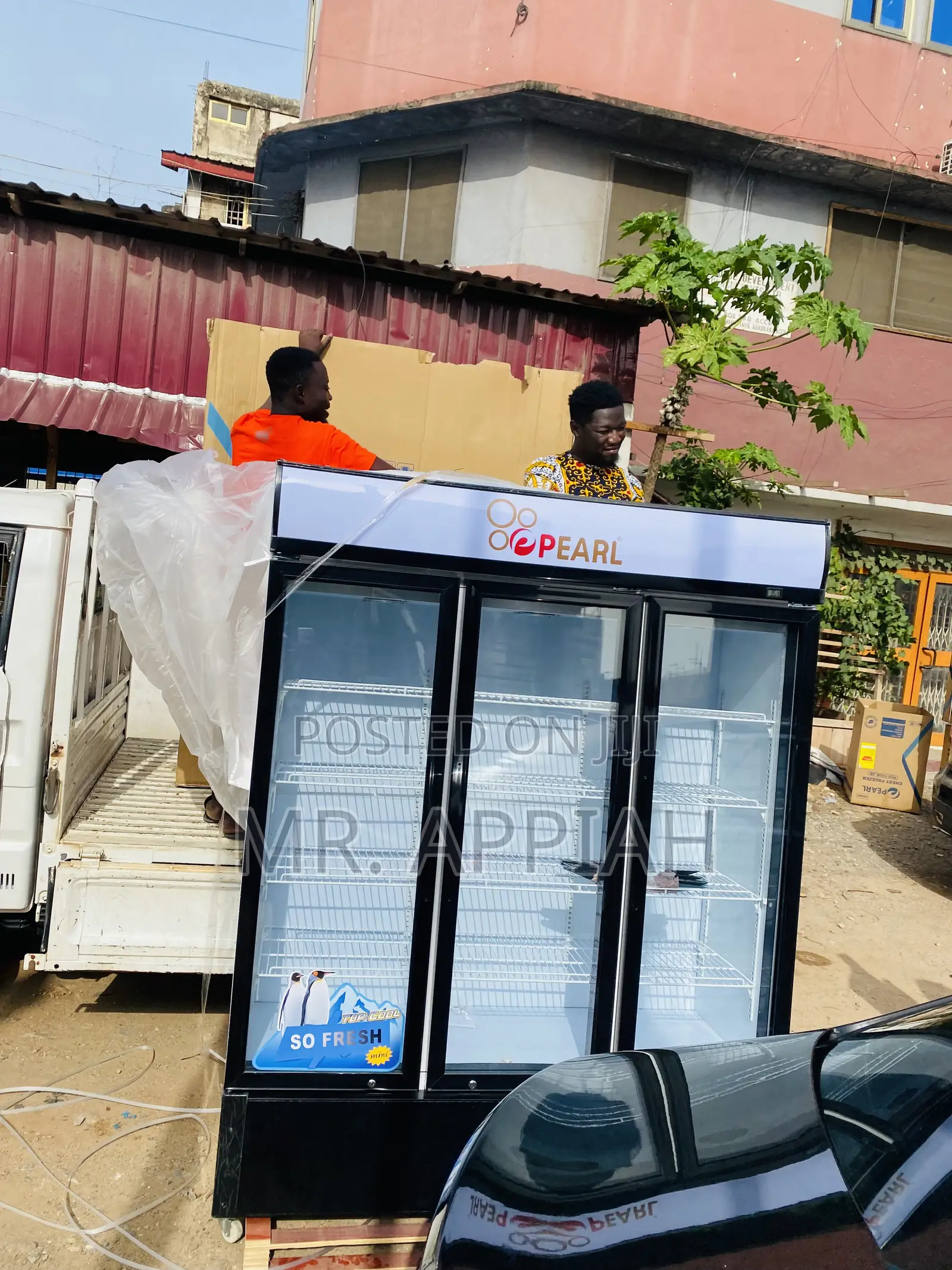 3 Door Pearl PVC-150 Electric Display Fridge.