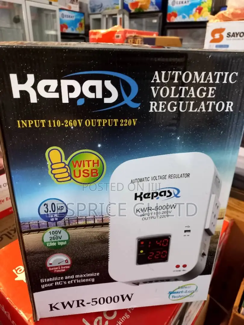 Kepas 5000VA Automatic Voltage Regulator
