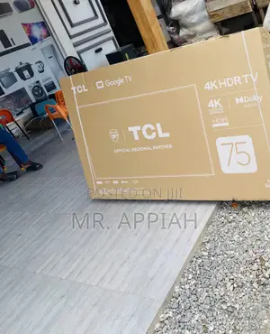 Adorable TCL Led 75p635 Uhd Smart Android Television.