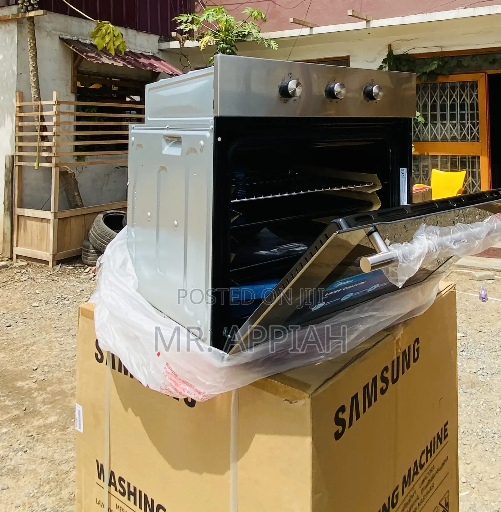 Original Midea 65m80m1 60cm Electric Built-in Oven,Gray