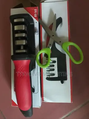 Knife Sharpener With Scissors